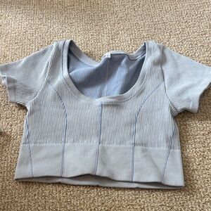 Blue Striped Women's Top
